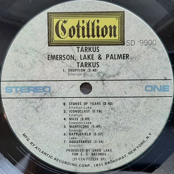 Emerson, Lake & Palmer : Tarkus (LP,Album)