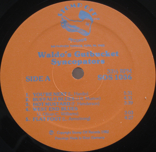 Waldo's Gutbucket Syncopators : Presents ....... (LP,Album)