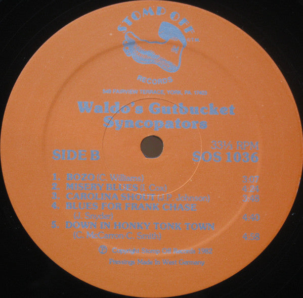 Waldo's Gutbucket Syncopators : Presents ....... (LP,Album)