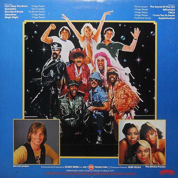 Village People : Can't Stop The Music - The Original Soundtrack Album (LP,Album,Stereo)