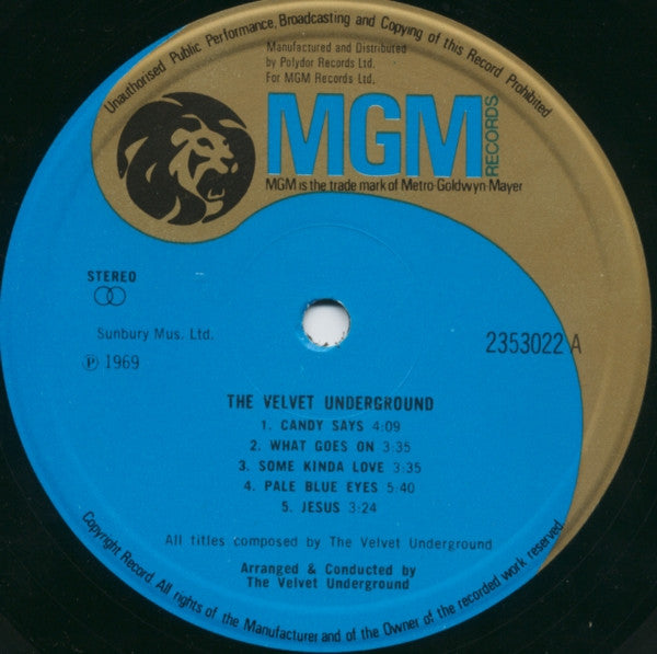 Velvet Underground, The : The Velvet Underground (LP,Album,Reissue)