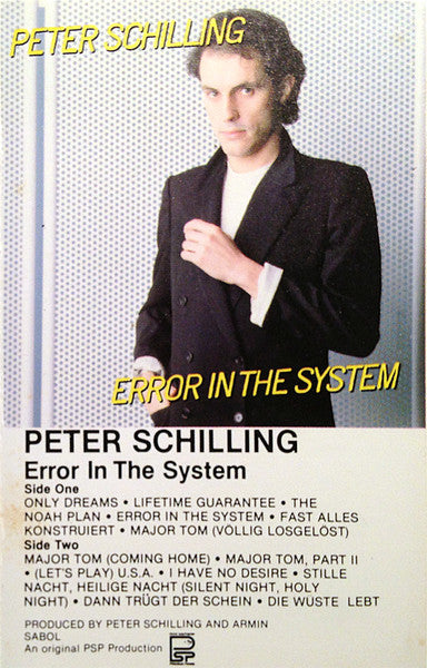 Peter Schilling : Error In The System (Album)