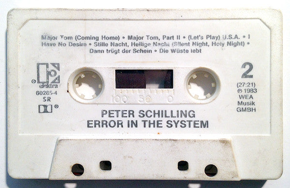Peter Schilling : Error In The System (Album)