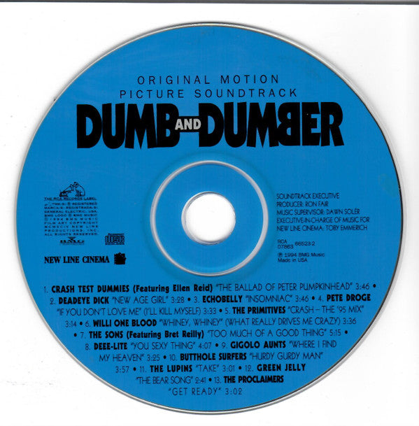 Various : Dumb And Dumber (Original Motion Picture Soundtrack) (Album,Compilation)