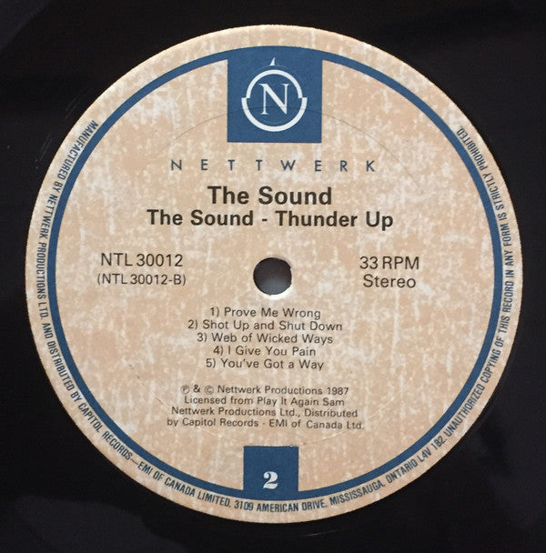 Sound (2), The : Thunder Up (LP,Album)