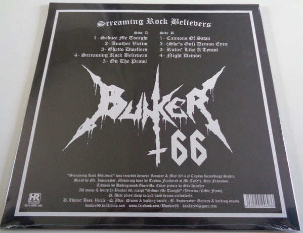 Bunker 66 : Screaming Rock Believers (LP)