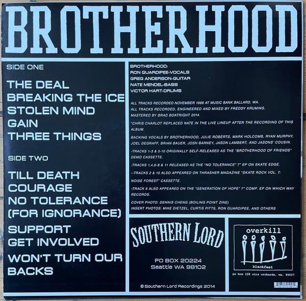 Brotherhood (12) : Till Death... (LP,45 RPM,Album,Compilation)