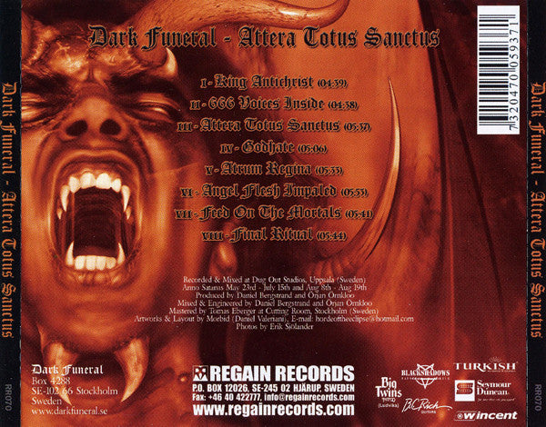 Dark Funeral : Attera Totus Sanctus (Album)