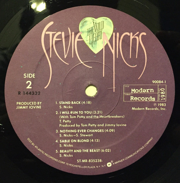 Stevie Nicks : The Wild Heart (LP,Album,Club Edition,Stereo)