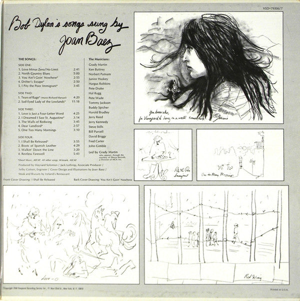 Joan Baez : Any Day Now (LP,Album,Stereo)