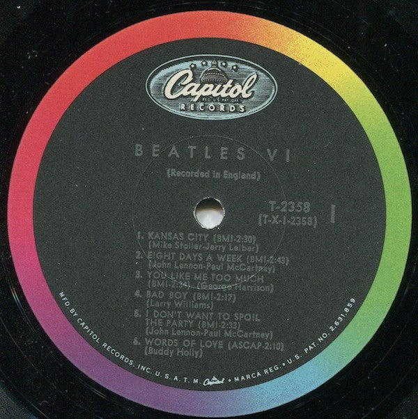 Beatles, The : Beatles VI (LP,Album,Mono)