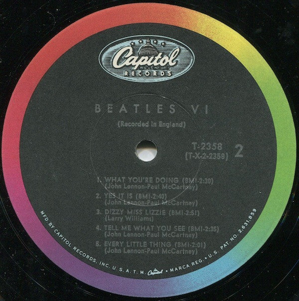 Beatles, The : Beatles VI (LP,Album,Mono)