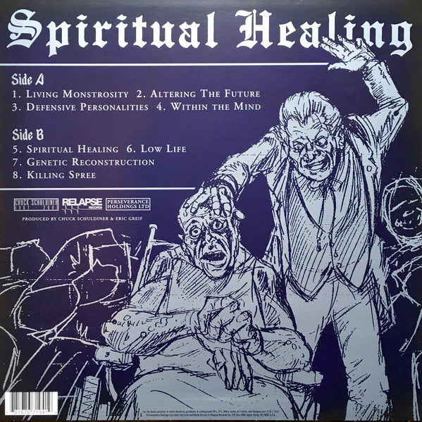 Death (2) : Spiritual Healing (LP,Album,Reissue,Remastered)