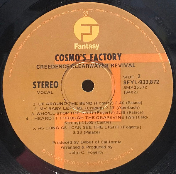 Creedence Clearwater Revival : Cosmo's Factory (LP,Album,Reissue)