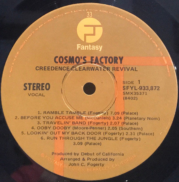 Creedence Clearwater Revival : Cosmo's Factory (LP,Album,Reissue)