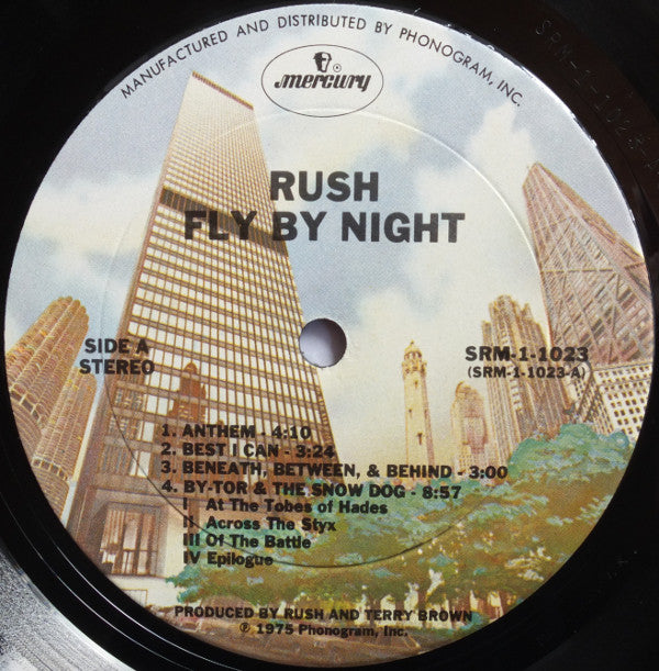 Rush : Fly By Night (LP,Album,Stereo)