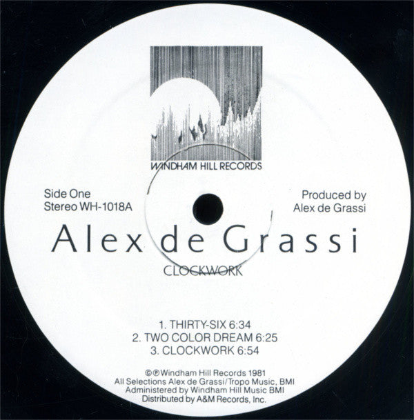 Alex De Grassi : Clockwork (LP,Album)