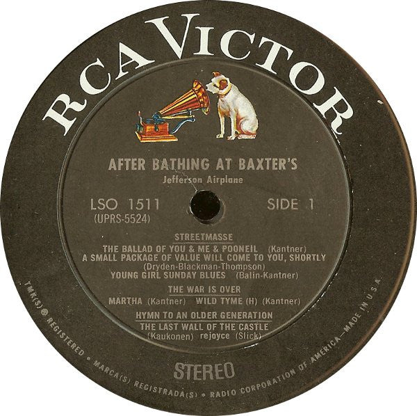 Jefferson Airplane : After Bathing At Baxter's (LP,Album,Stereo)