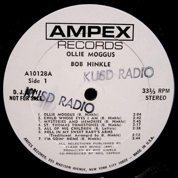 Bob Hinkle : Ollie Moggus (LP,Album,Promo)