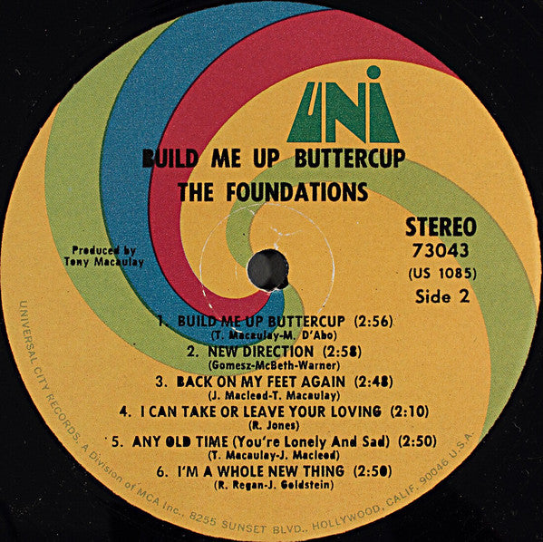 Foundations, The : Build Me Up Buttercup (LP,Album)