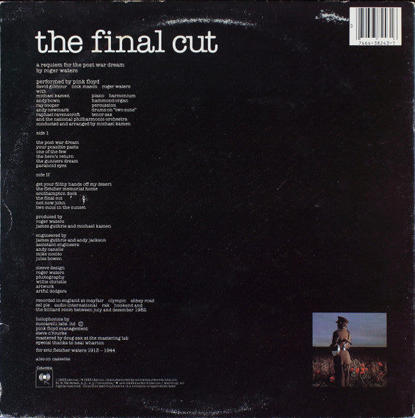 Pink Floyd : The Final Cut (LP,Album,Stereo)