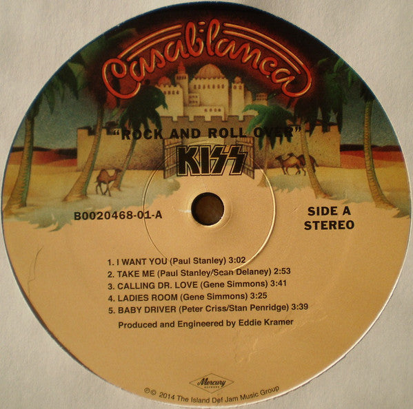 Kiss : Rock And Roll Over (LP,Album,Reissue,Remastered)