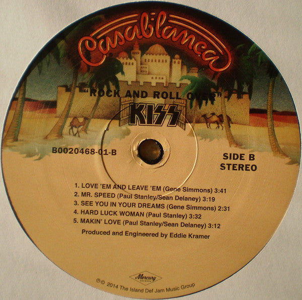 Kiss : Rock And Roll Over (LP,Album,Reissue,Remastered)