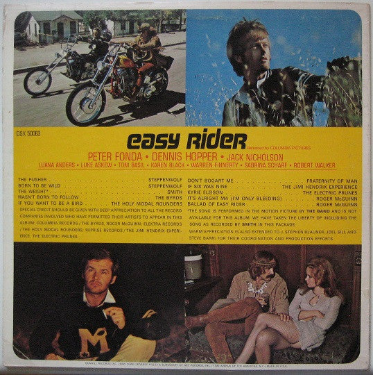 Various : Easy Rider (Music From The Soundtrack) (LP,Compilation)