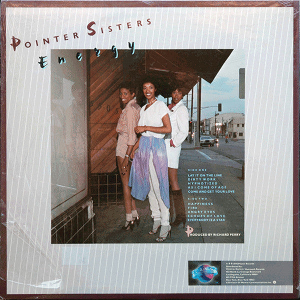 Pointer Sisters : Energy (LP,Album,Stereo)