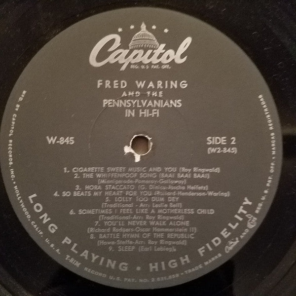 Fred Waring & The Pennsylvanians : Fred Waring & The Pennsylvanians In Hi-Fi (LP,Mono)