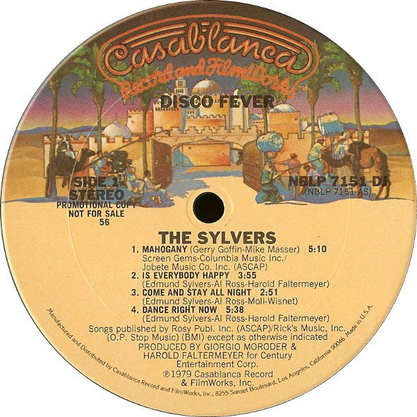 Sylvers, The : Disco Fever (LP,Album,Mixed,Promo)