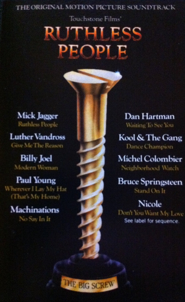 Various : Ruthless People (The Original Motion Picture Soundtrack) (Compilation)