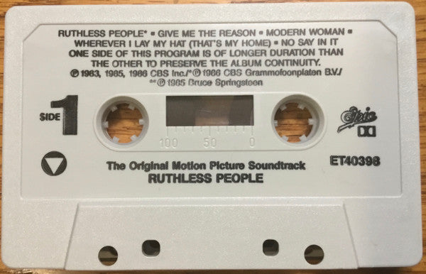 Various : Ruthless People (The Original Motion Picture Soundtrack) (Compilation)