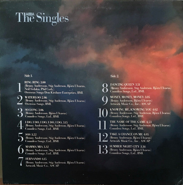 ABBA : The Singles  / The First Ten Years (LP,Compilation,Club Edition,Stereo)