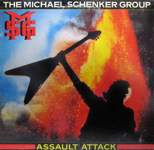 Michael Schenker Group, The : Assault Attack (LP,Album,Repress)