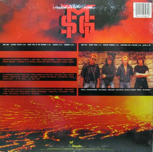 Michael Schenker Group, The : Assault Attack (LP,Album,Repress)