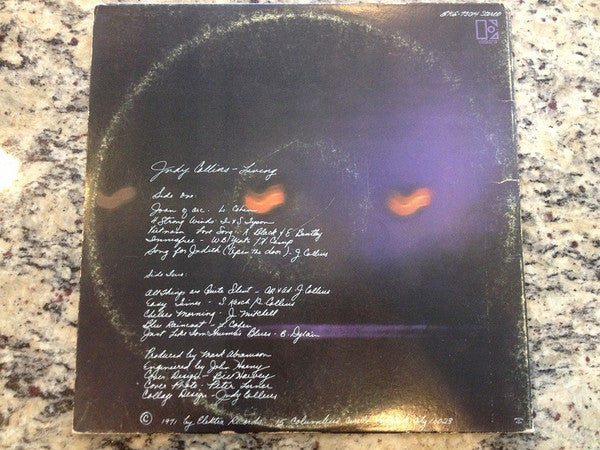 Judy Collins : Living (LP,Album)