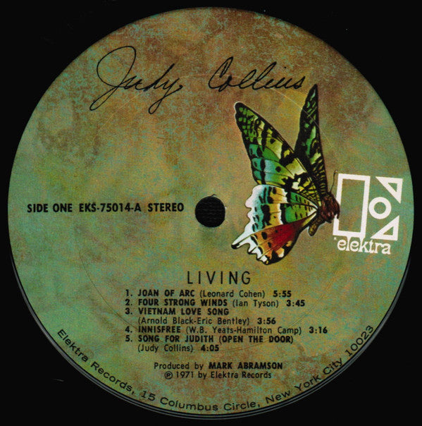 Judy Collins : Living (LP,Album)