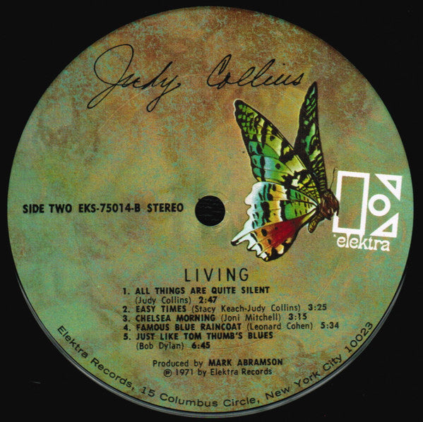 Judy Collins : Living (LP,Album)