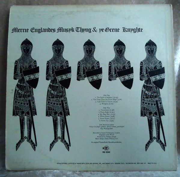 John Renbourn : Sir John Alot Of Merrie Englandes Musyk Thyng & Ye Grene Knyghte (LP,Album,Repress,Stereo)