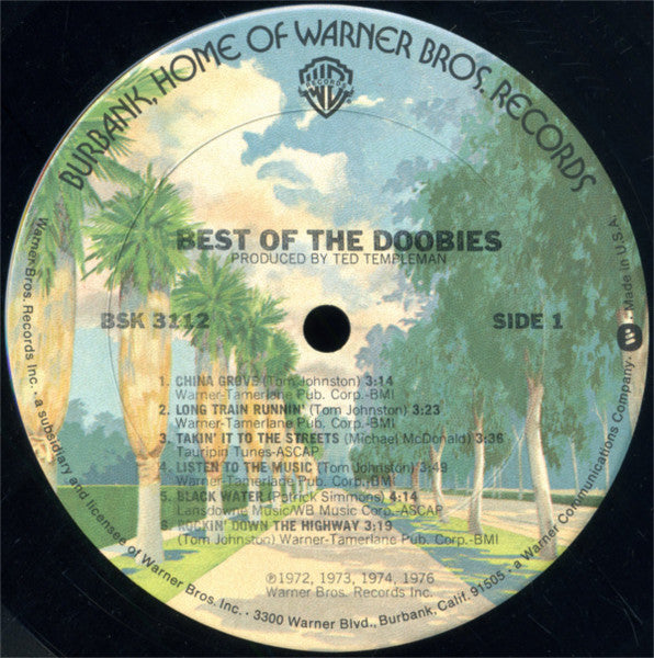 Doobie Brothers, The : Best Of The Doobies (LP,Compilation,Club Edition,Reissue)