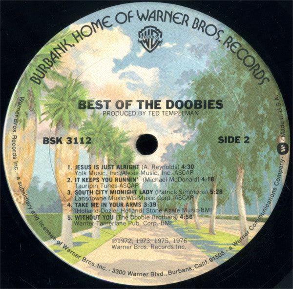 Doobie Brothers, The : Best Of The Doobies (LP,Compilation,Club Edition,Reissue)