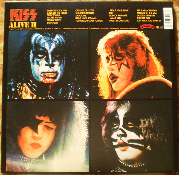 Kiss : Alive II (LP,Album,Reissue,Remastered)