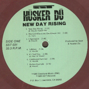 Hüsker Dü : New Day Rising (LP,Album,Repress)