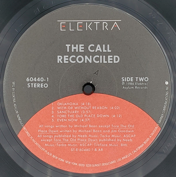 Call, The : Reconciled (LP,Album,Stereo)