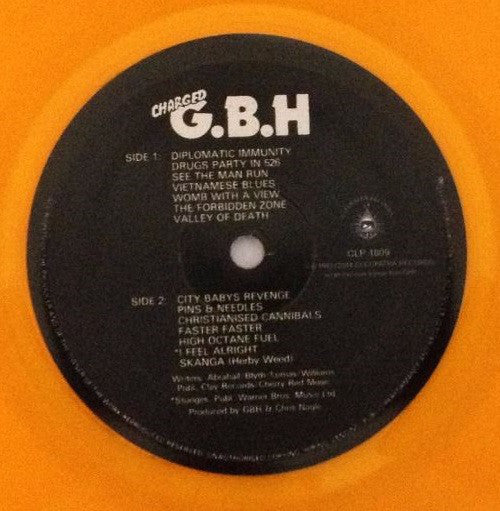 G.B.H. : City Babys Revenge (LP,Album,Limited Edition,Reissue)
