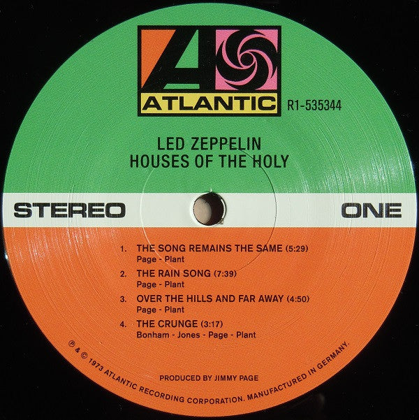 Led Zeppelin : Houses Of The Holy (LP,Album,Reissue,Remastered,Stereo)