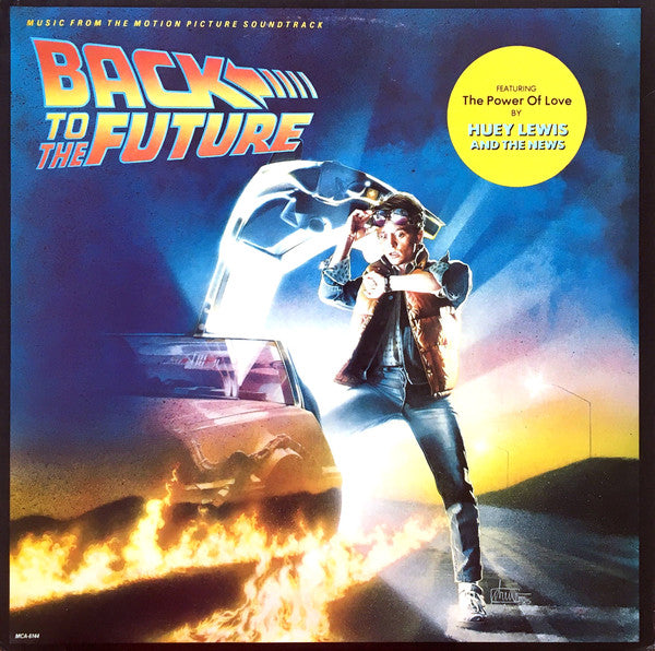 Various : Back To The Future (Music From The Motion Picture Soundtrack) (LP,Album,Compilation,Stereo)