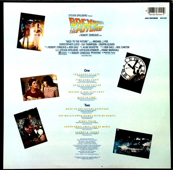 Various : Back To The Future (Music From The Motion Picture Soundtrack) (LP,Album,Compilation,Stereo)