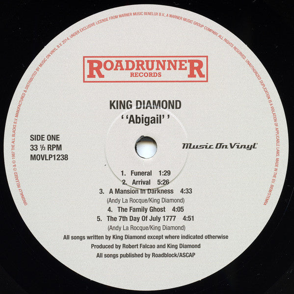 King Diamond : Abigail (LP,Album,Reissue)